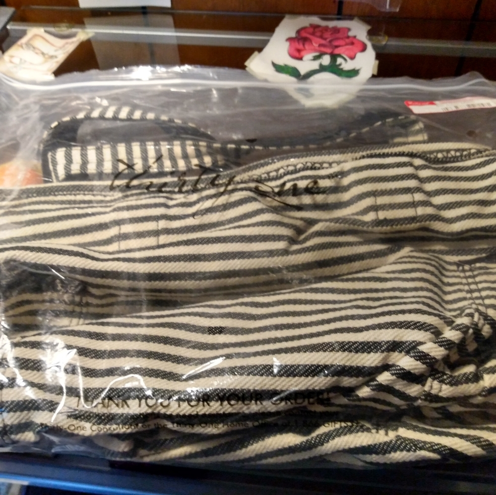Retro Metro bag twill stripe